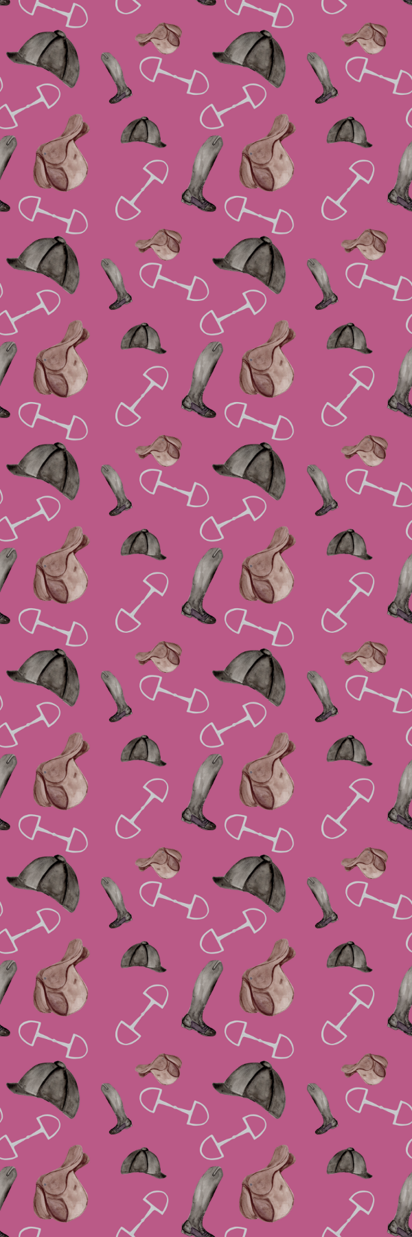 Saddle up Pink bookmark