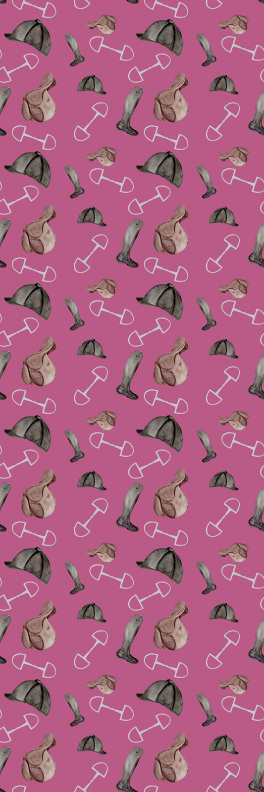 Saddle up Pink bookmark