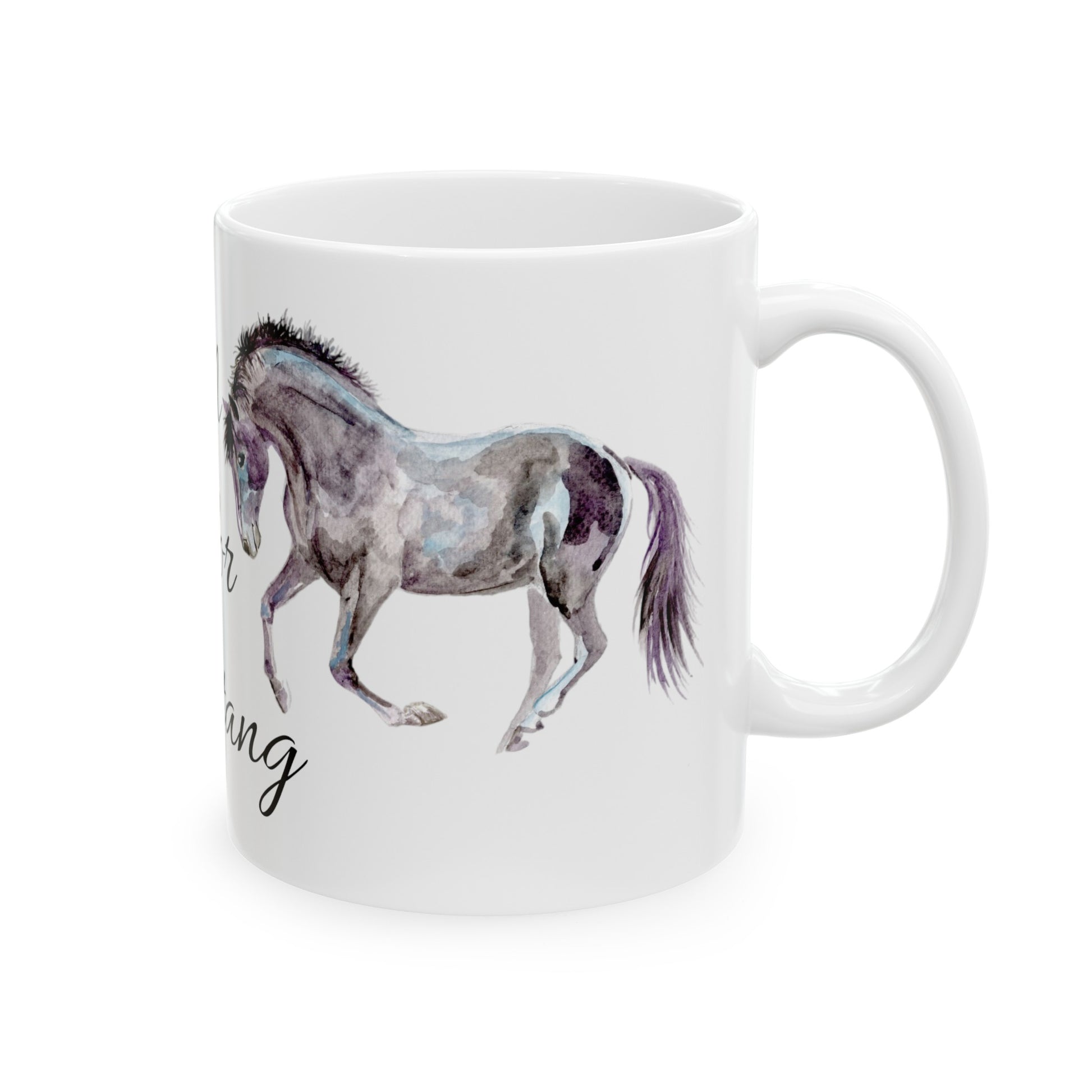 M is for Mustang    Ceramic Mug, 11oz - SonaEquestrian