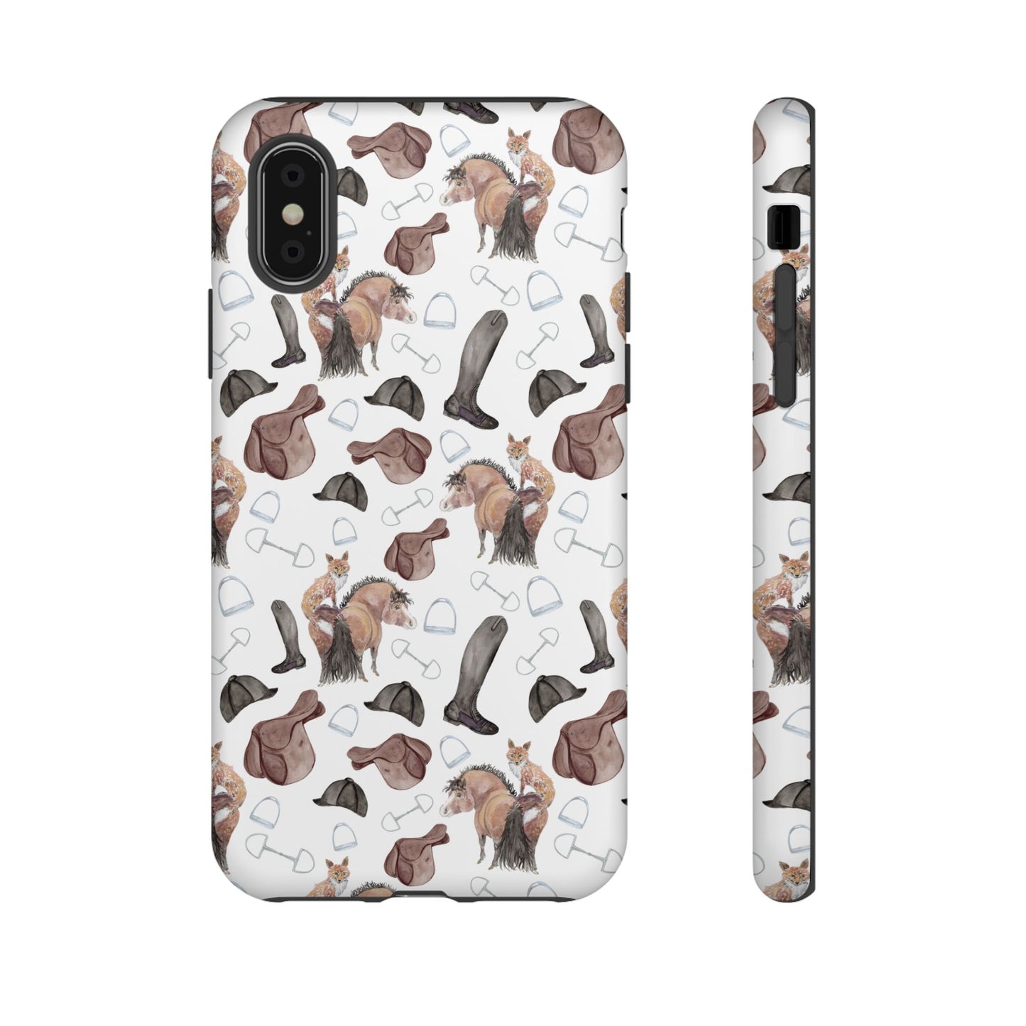 Adorable Little Pony and Fox Print Tough Phone Case