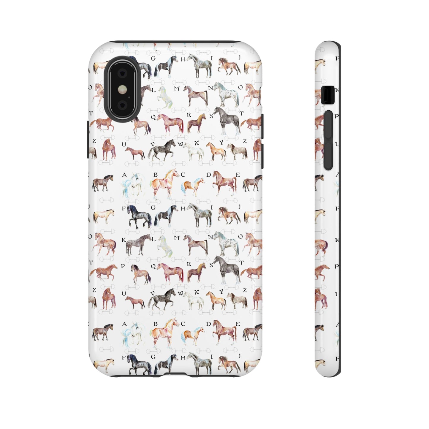 ABC Horse Breeds Tough Phone Case