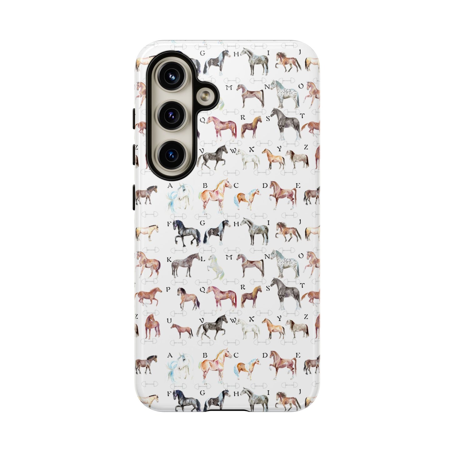 ABC Horse Breeds Tough Phone Case