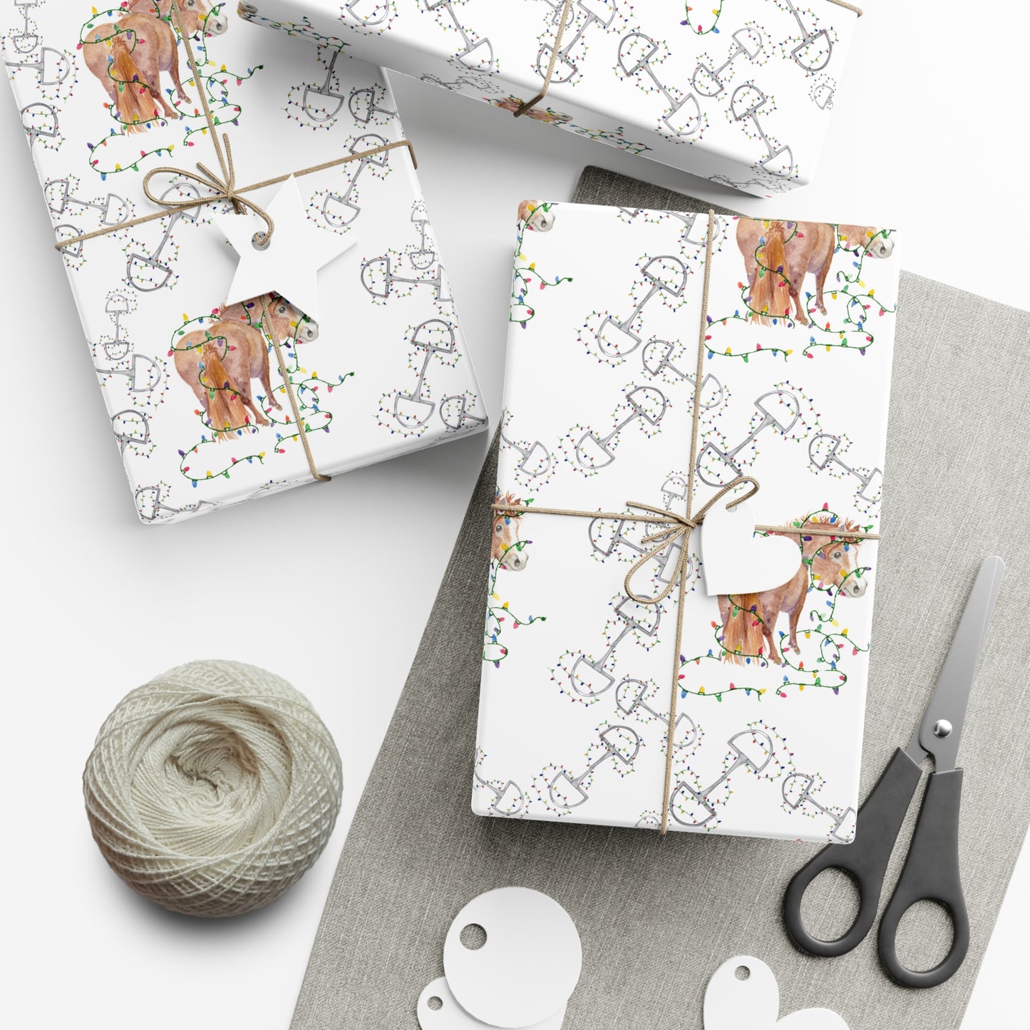 Adorable Holiday Helper Gift Wrap Papers