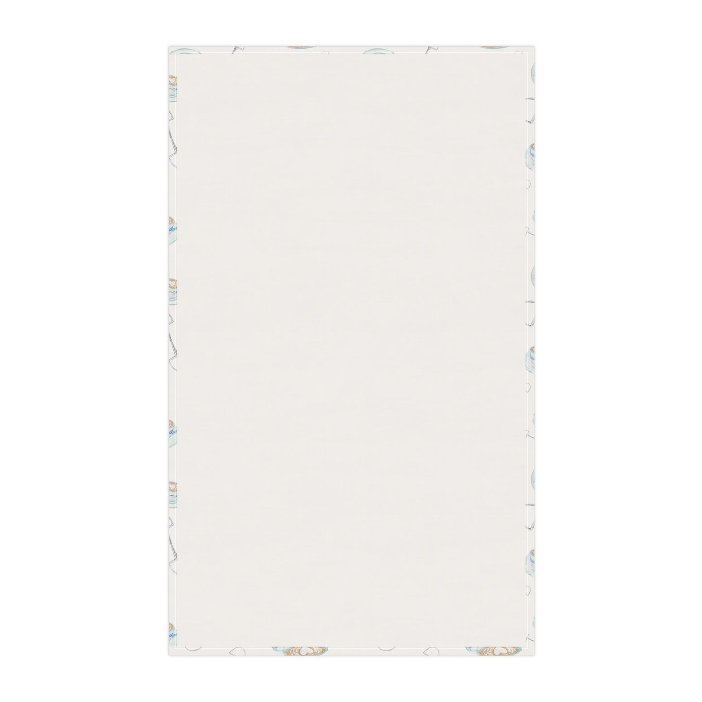 Bits and Cappuccino Cotton Tea Towel