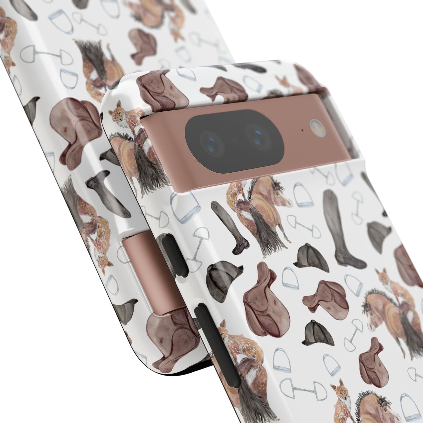 Adorable Little Pony and Fox Print Tough Phone Case