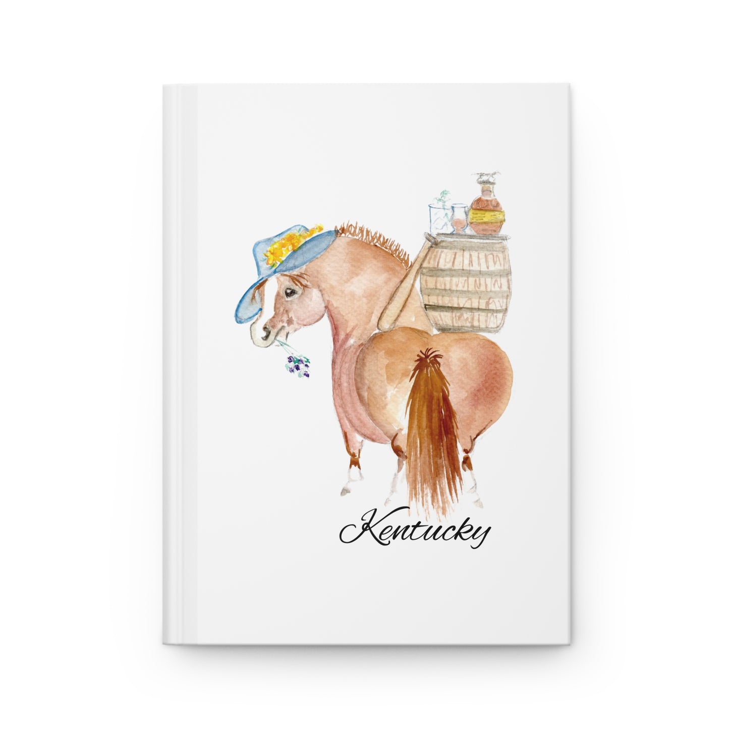 Hardcover Journal Matte -Adorable little Miss Kentucky