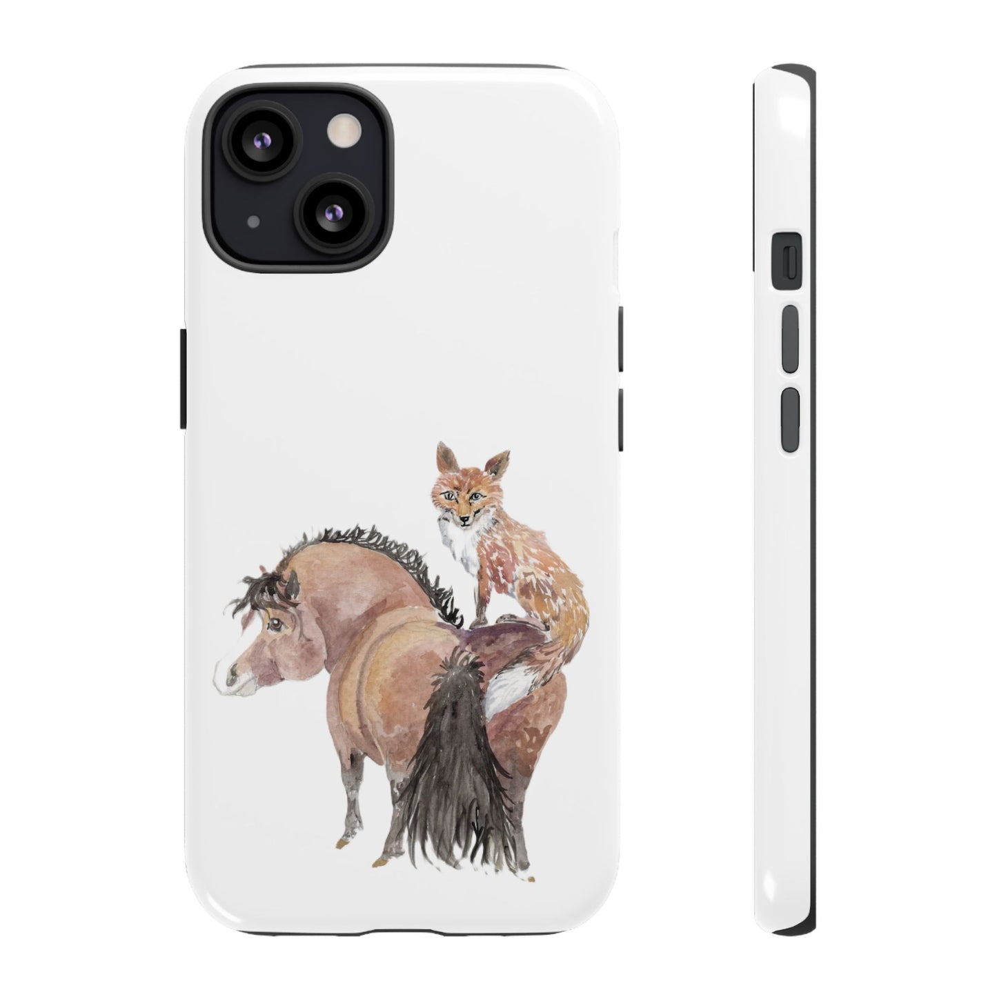 Adorable Little Pony and Fox Friend Tough Phone Case