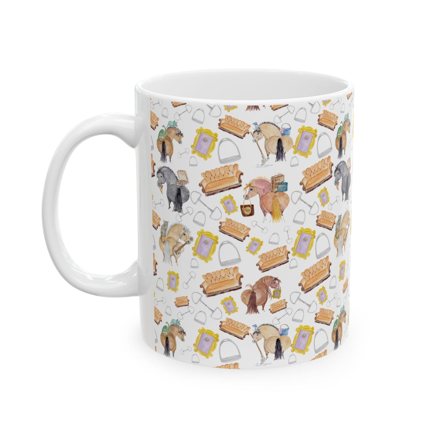 Ceramic Mug - Adorable Little Freins Ponies