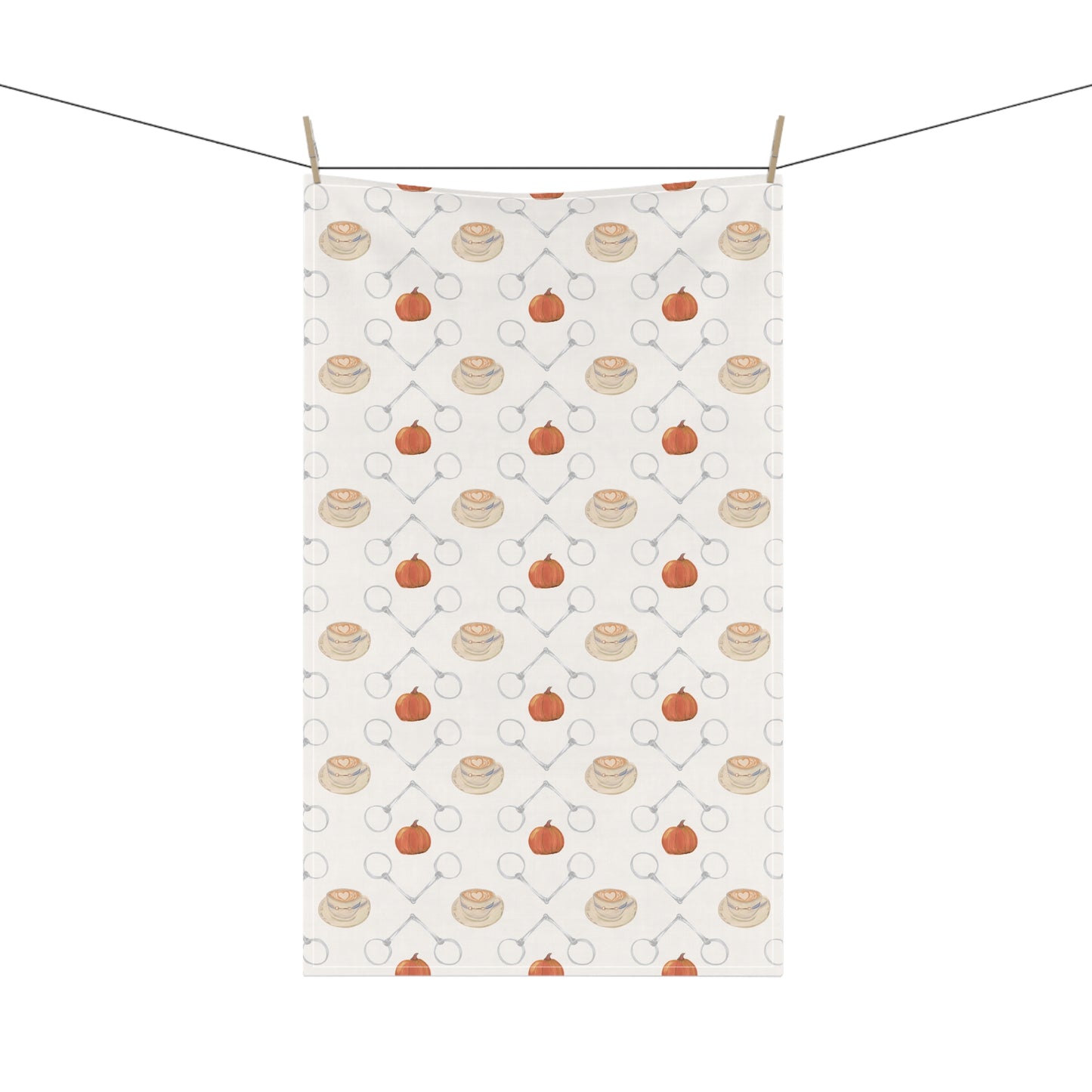 Pumpkin Spice and Bits Cotton Tea Towel
