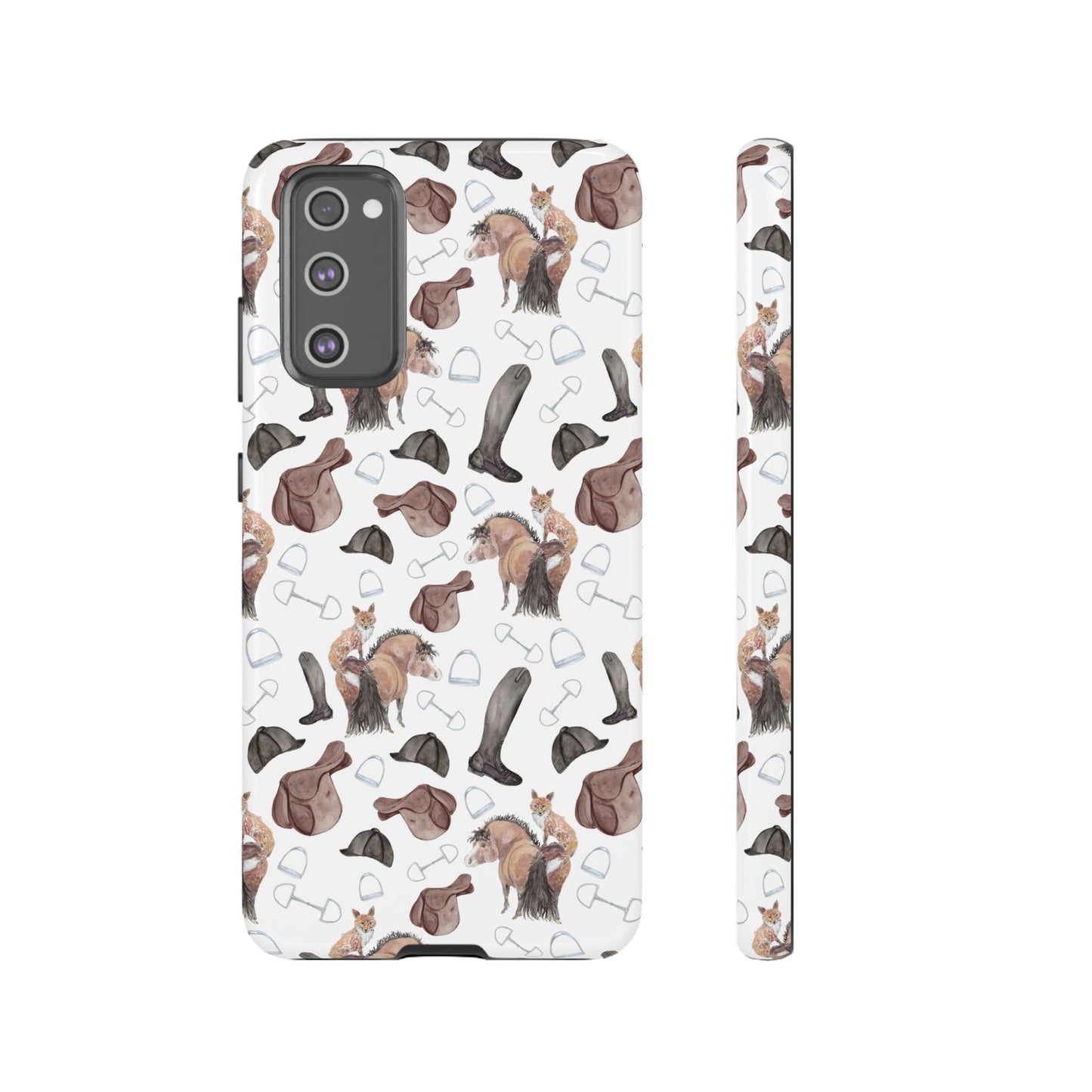 Adorable Little Pony and Fox Print Tough Phone Case