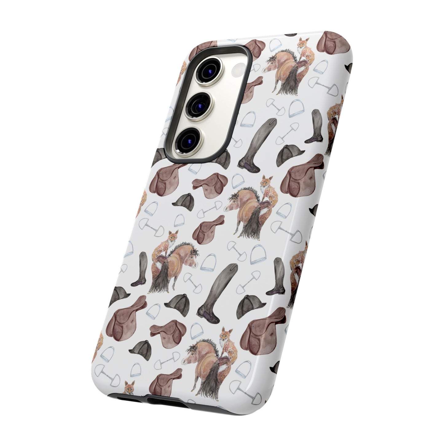 Adorable Little Pony and Fox Print Tough Phone Case