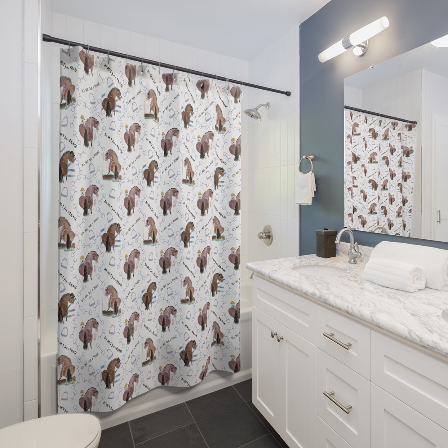 Shower Curtains - Adorable Little not just a phase