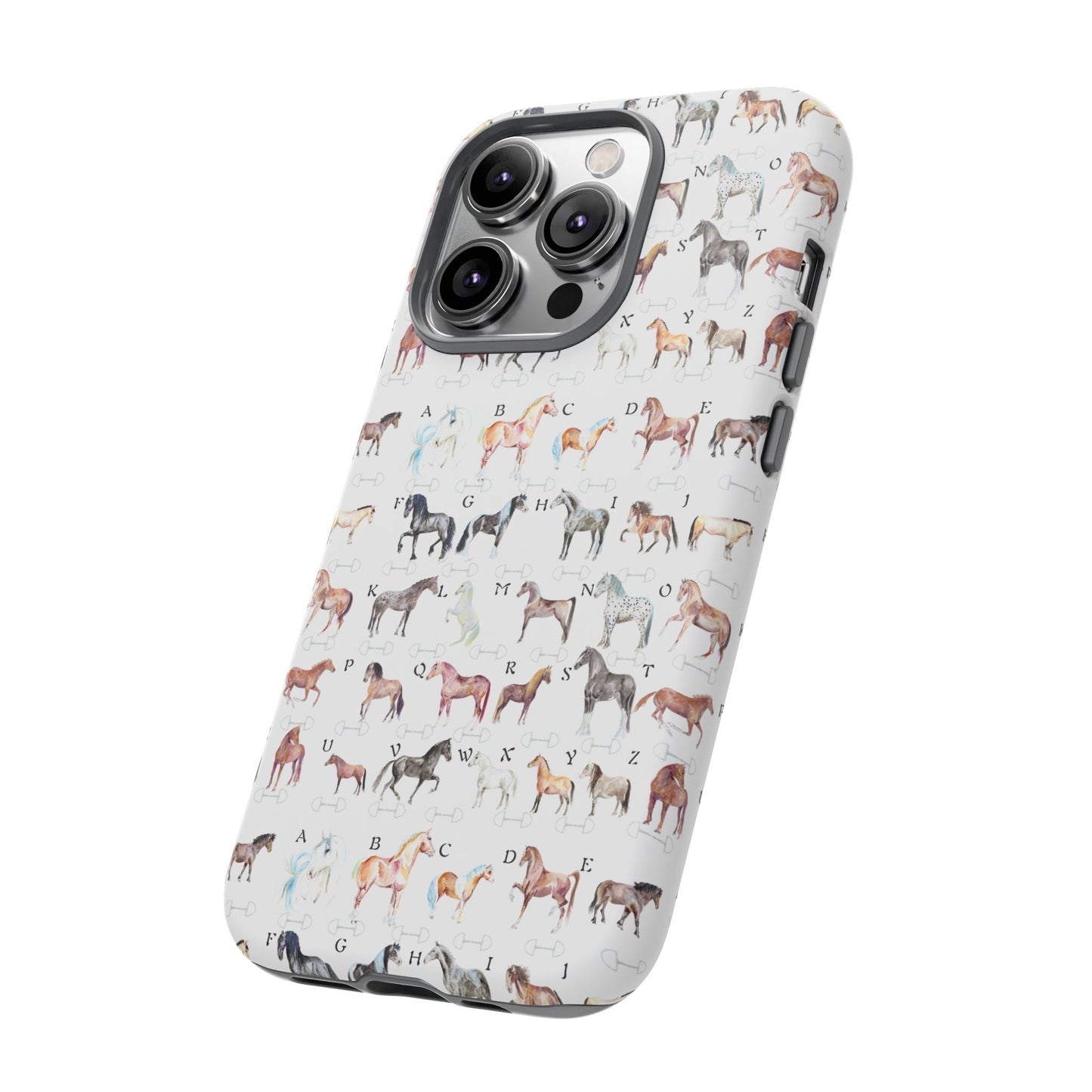 ABC Horse Breeds Tough Phone Case