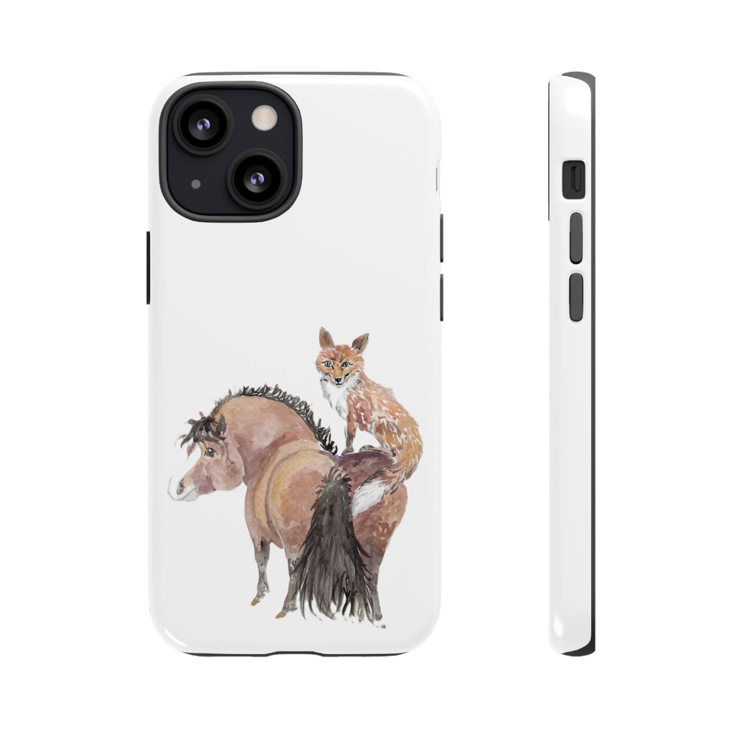 Adorable Little Pony and Fox Friend Tough Phone Case