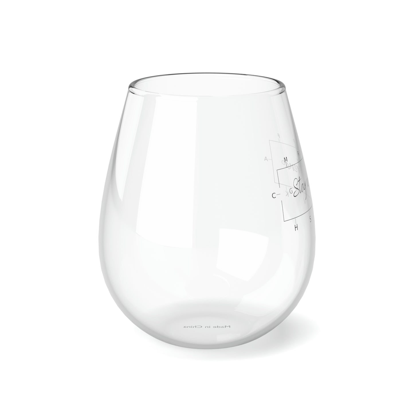 Stay in the Arena Stemless Wine Glass, 11.75oz - SonaEquestrian