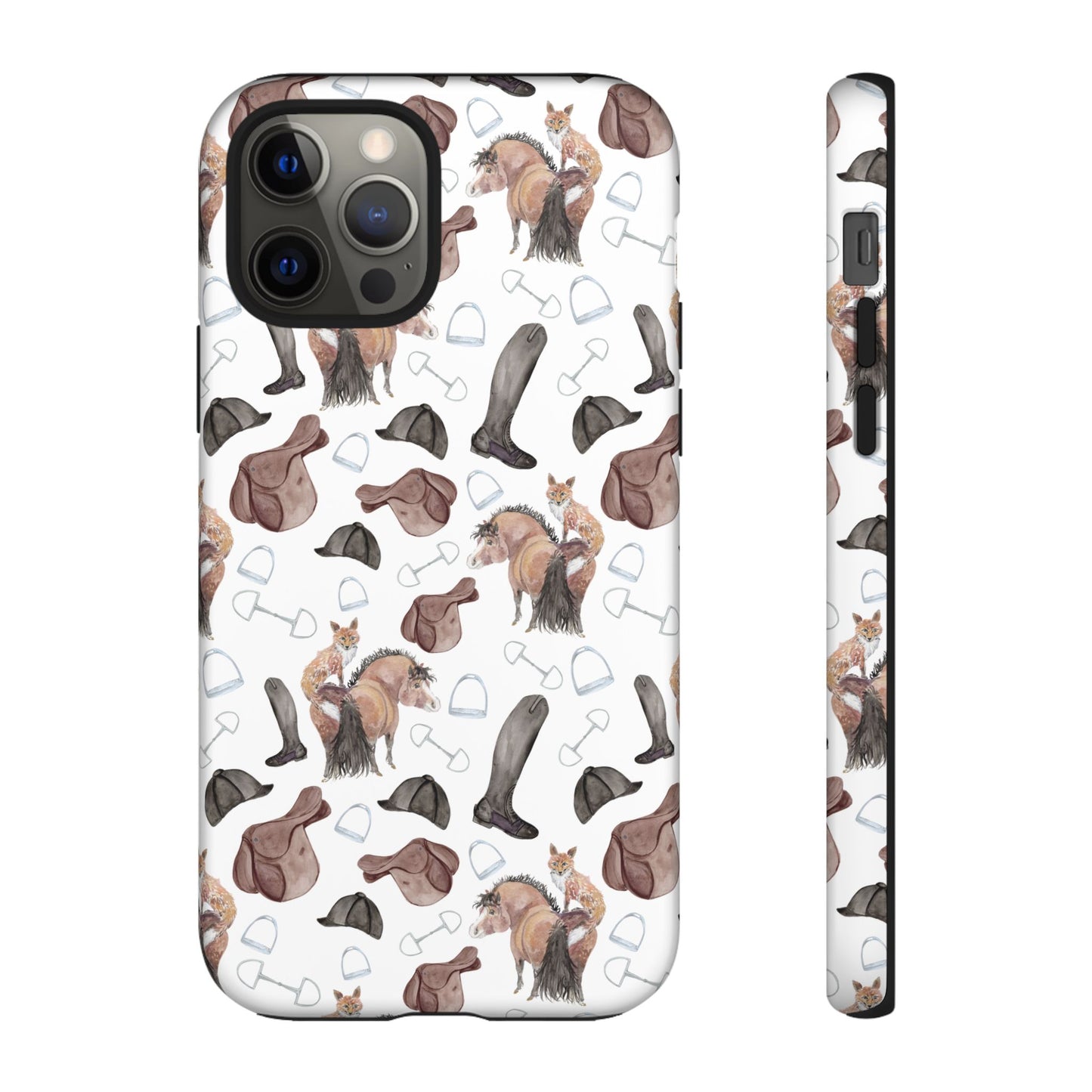 Adorable Little Pony and Fox Print Tough Phone Case