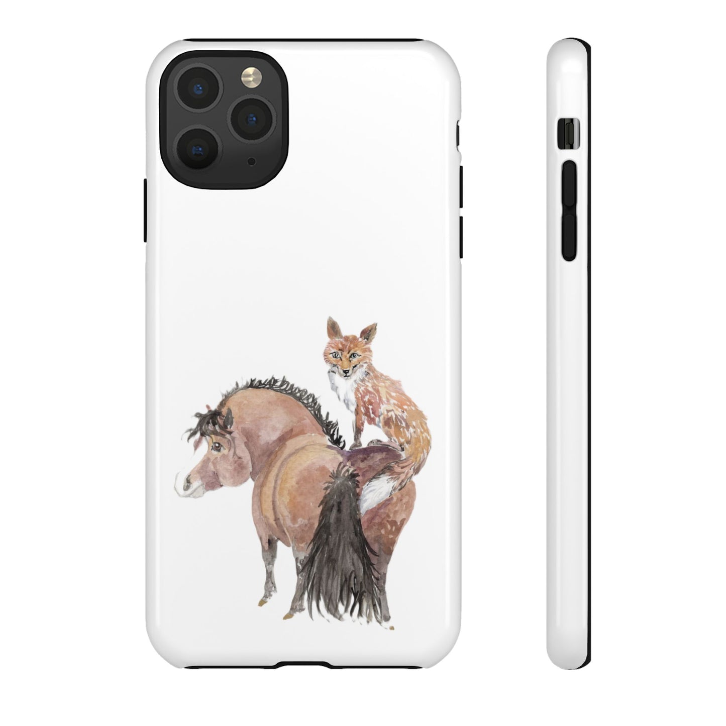 Adorable Little Pony and Fox Friend Tough Phone Case