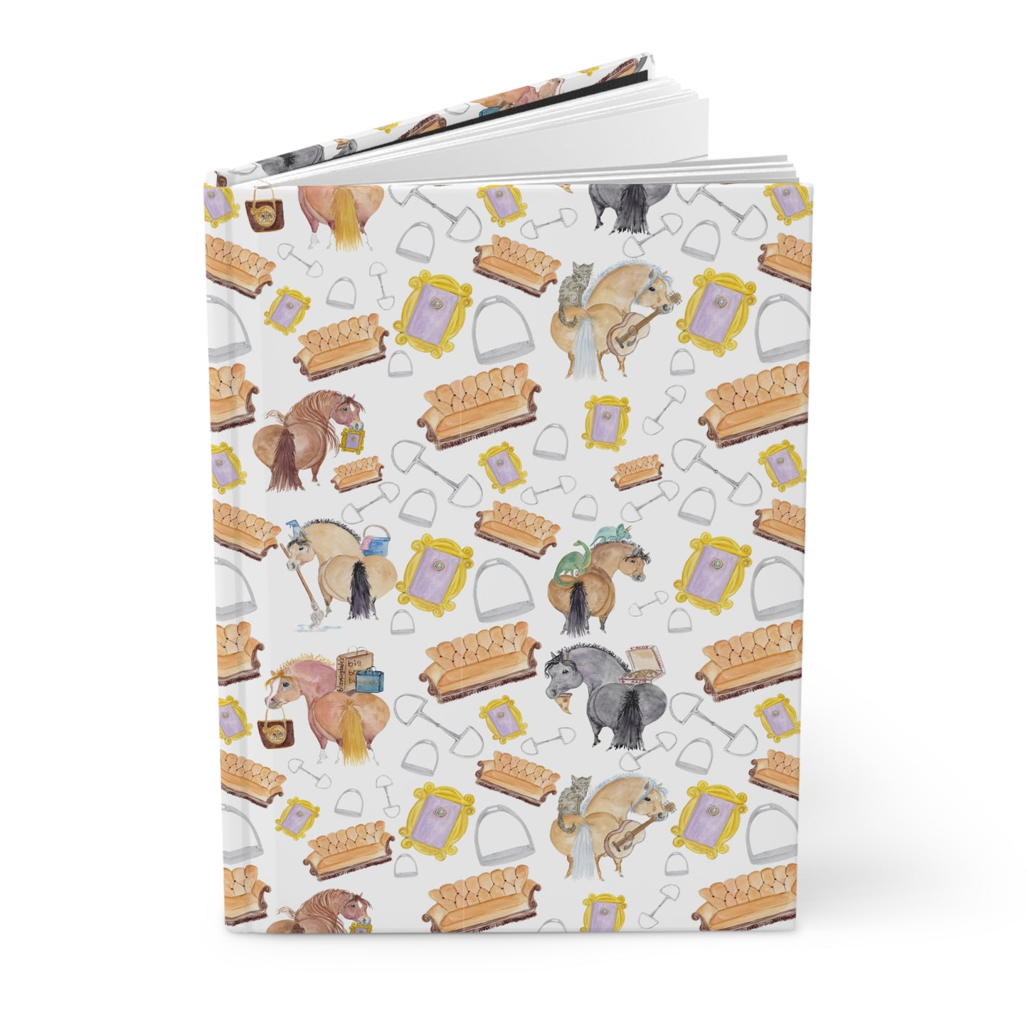 Hardcover Journal Matte - Adorable Friends Ponies