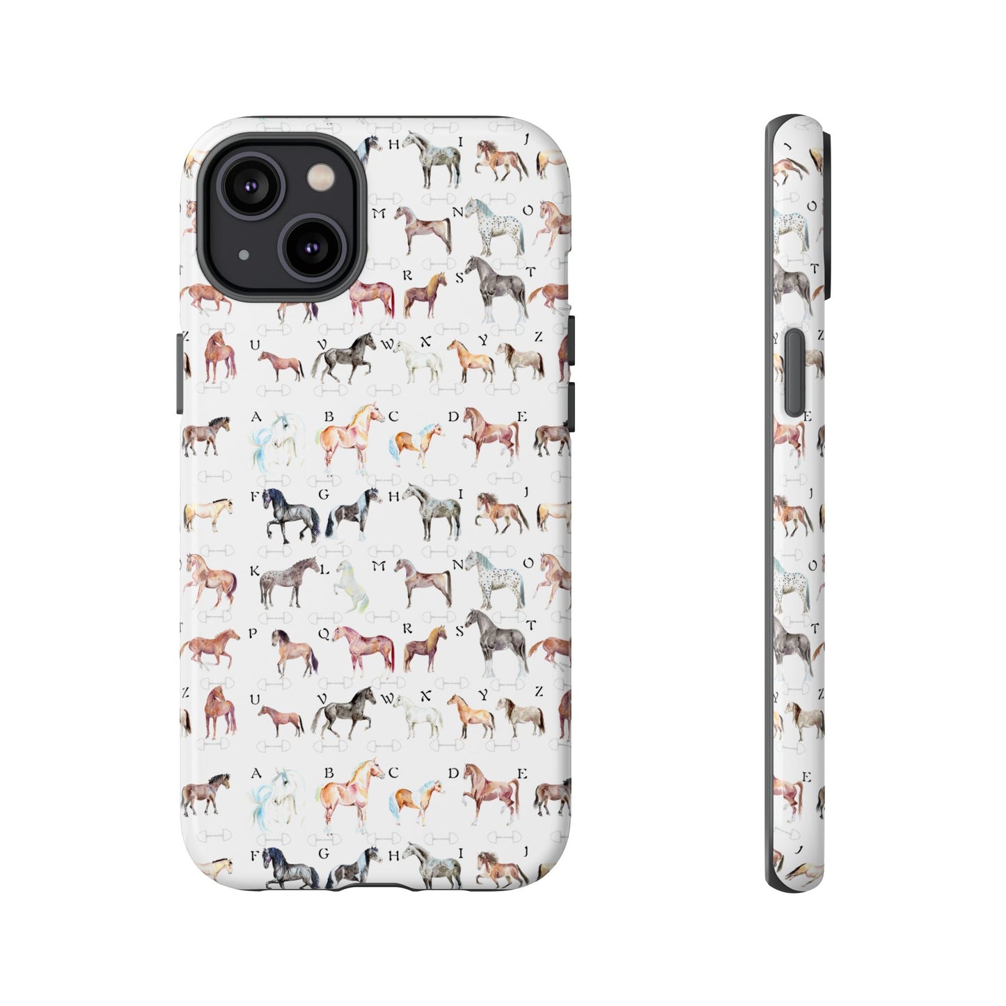 ABC Horse Breeds Tough Phone Case