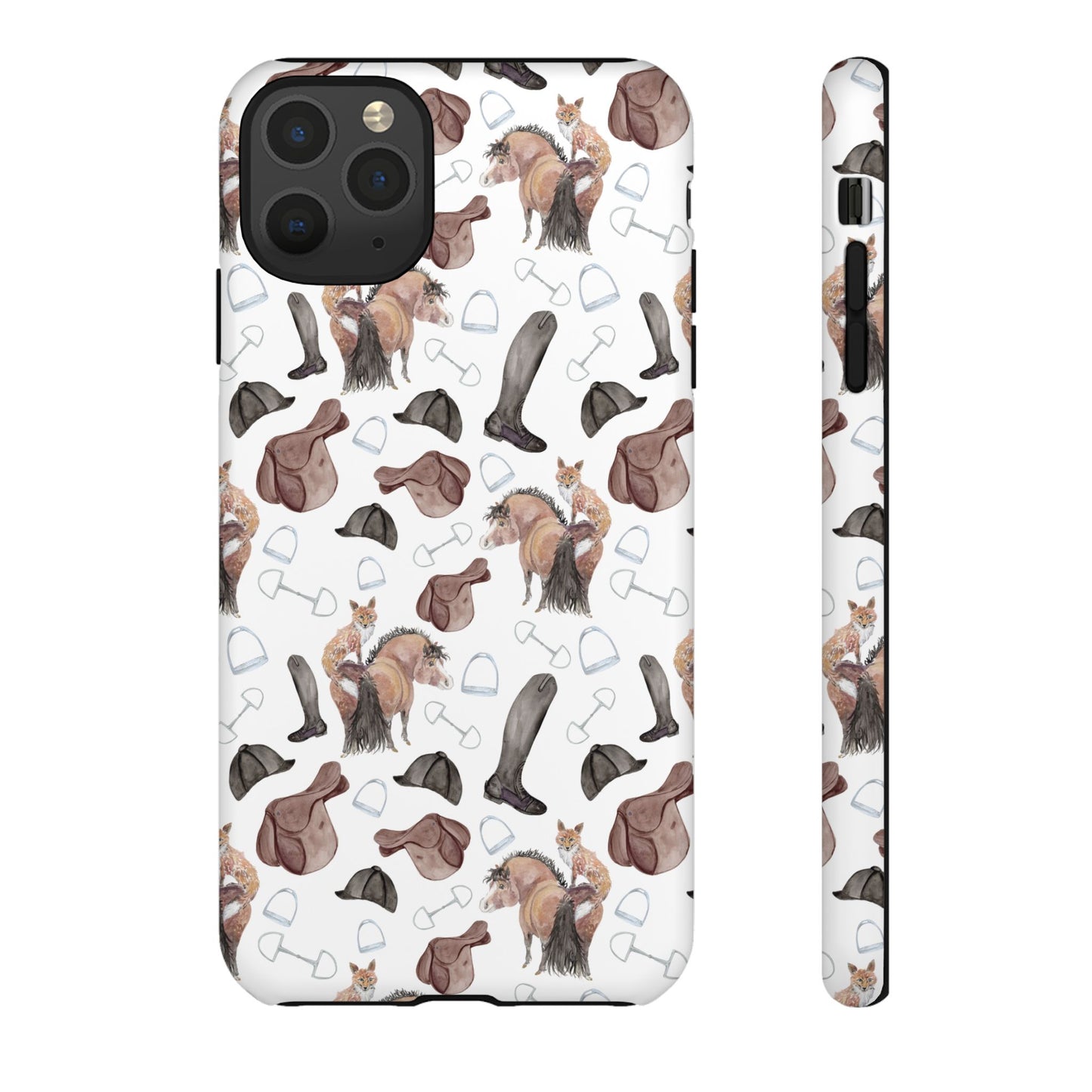 Adorable Little Pony and Fox Print Tough Phone Case