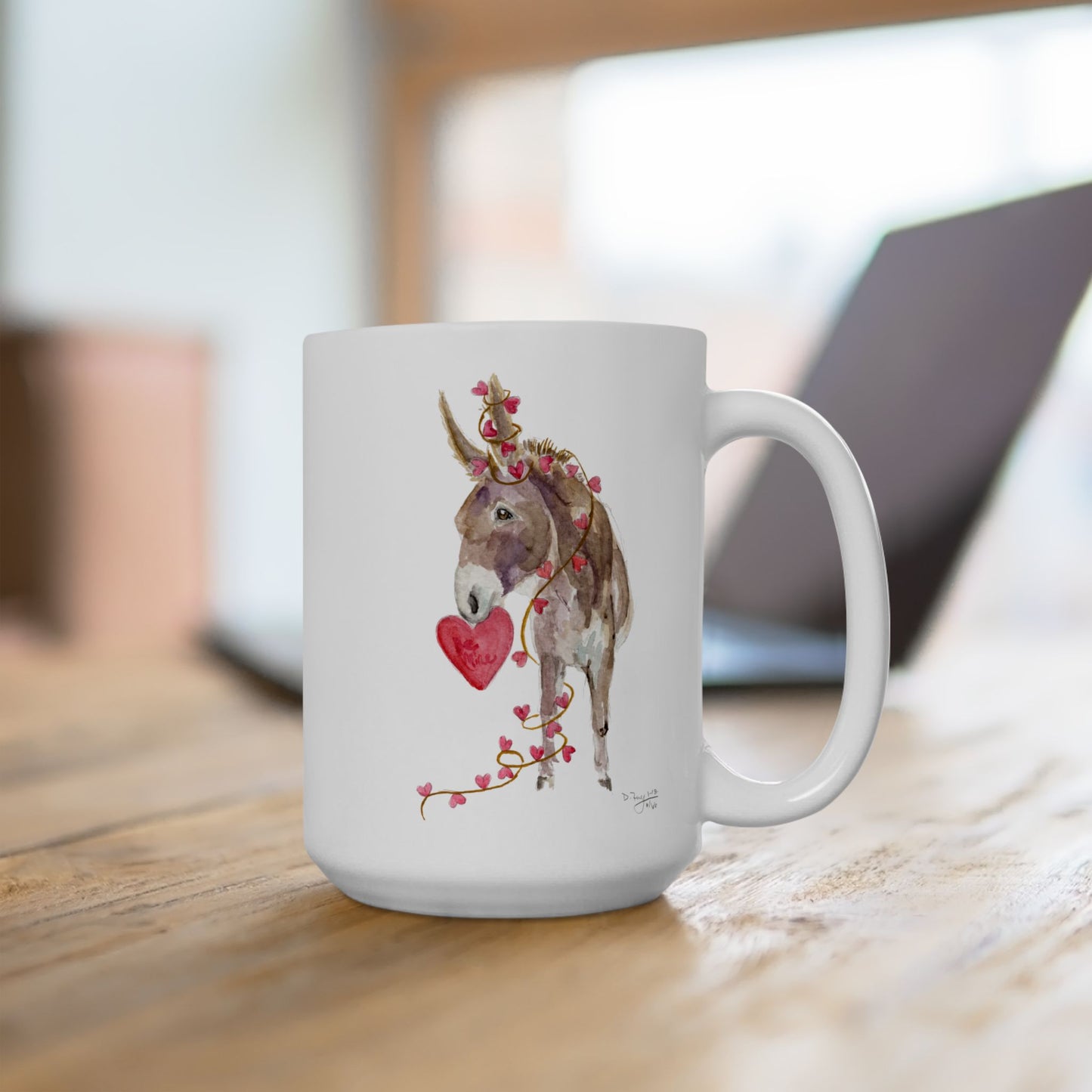 Be Mine Valentine Donkey Mug