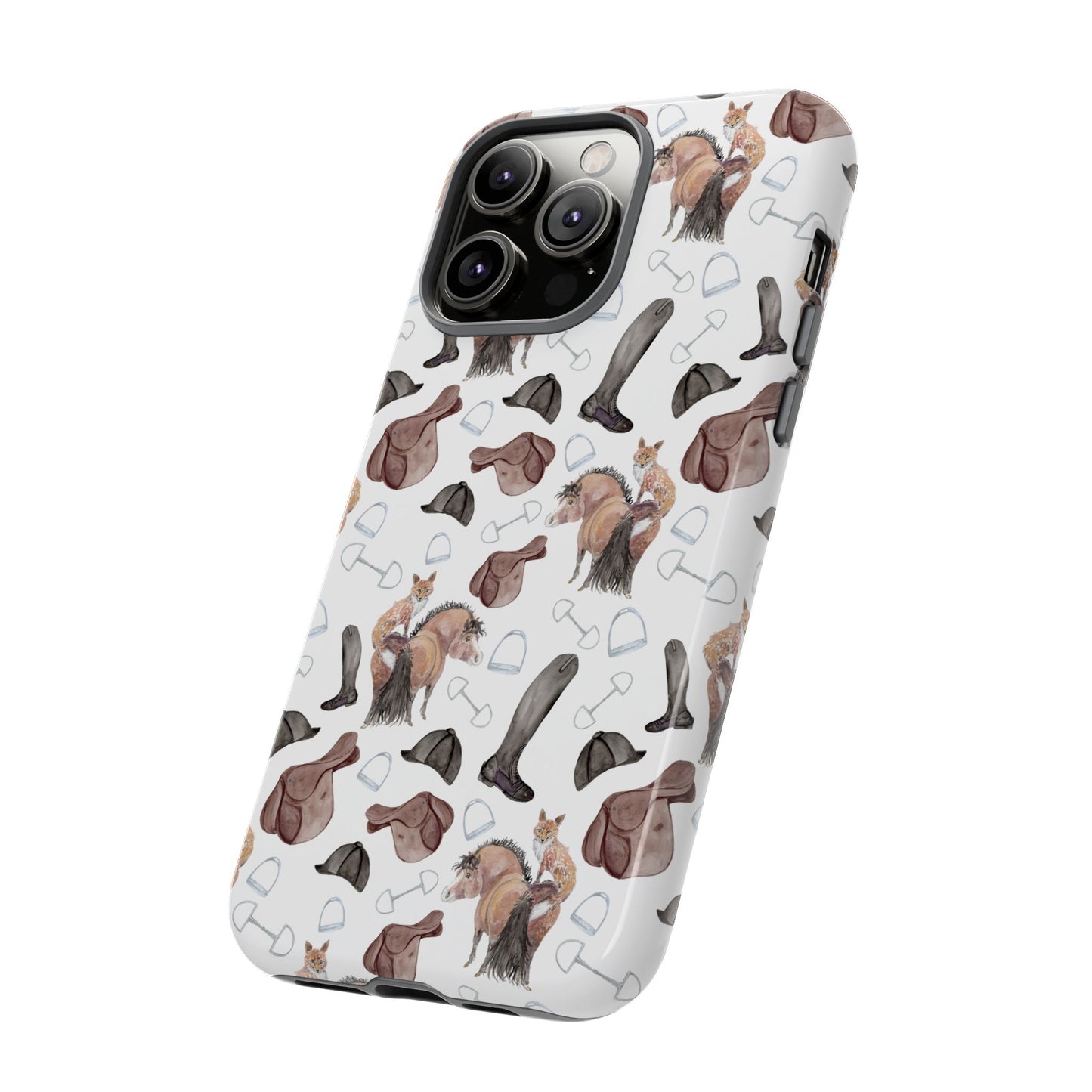 Adorable Little Pony and Fox Print Tough Phone Case