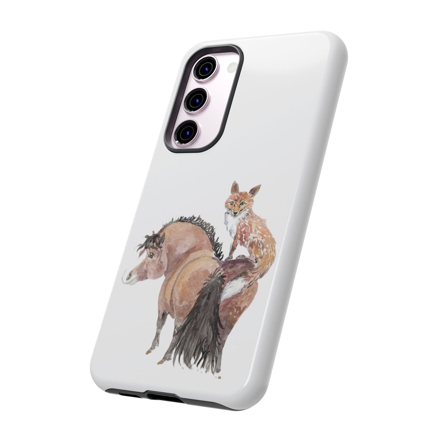 Adorable Little Pony and Fox Friend Tough Phone Case