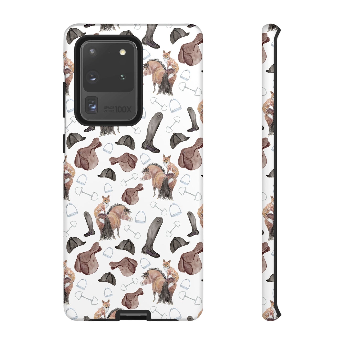 Adorable Little Pony and Fox Print Tough Phone Case