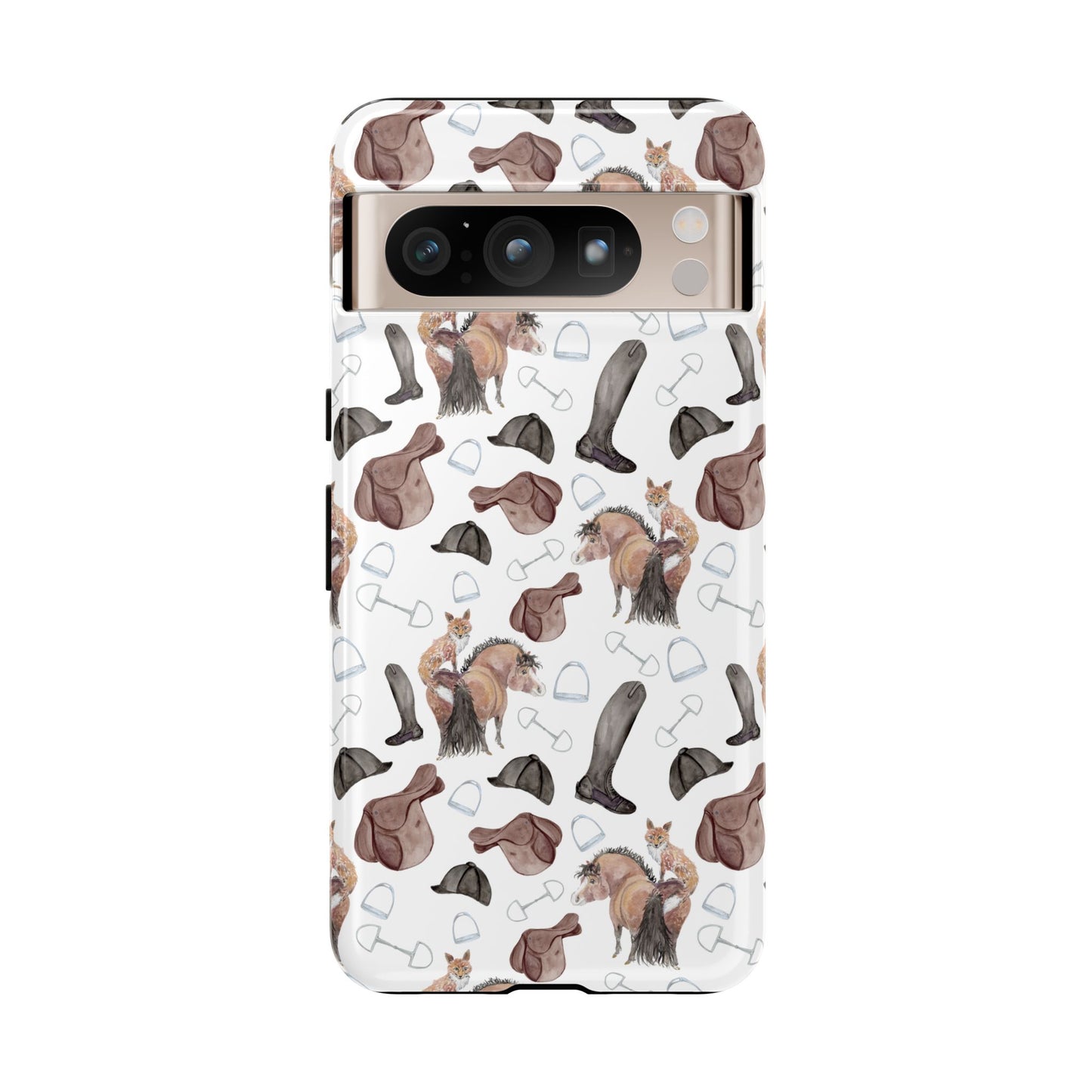 Adorable Little Pony and Fox Print Tough Phone Case