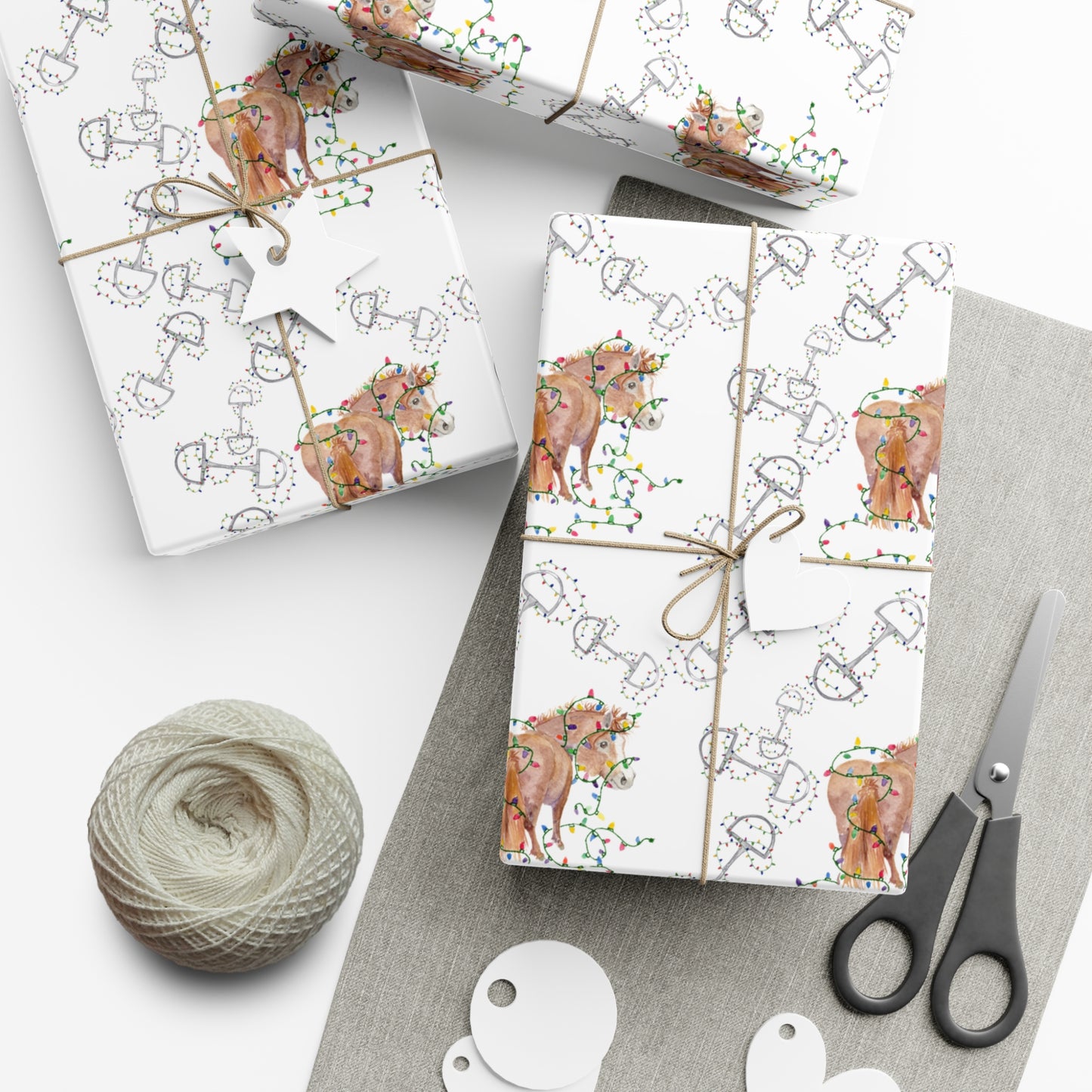 Adorable Holiday Helper Gift Wrap Papers