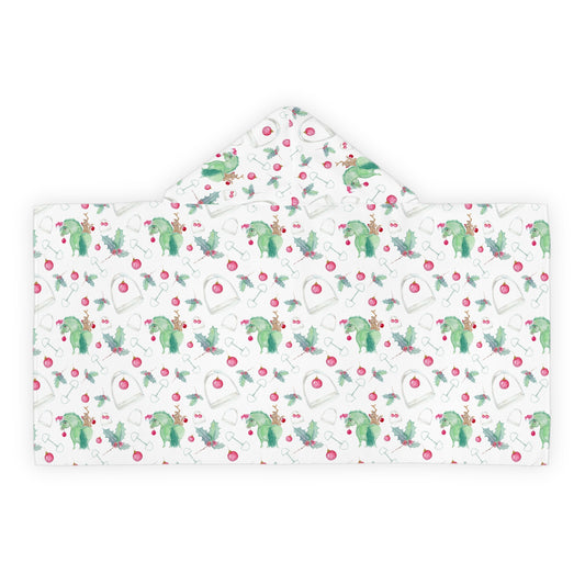 Adorable Grinchy Pony and Friend Youth Hooded Towel