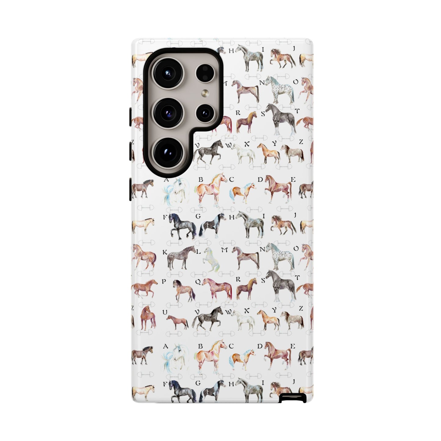 ABC Horse Breeds Tough Phone Case