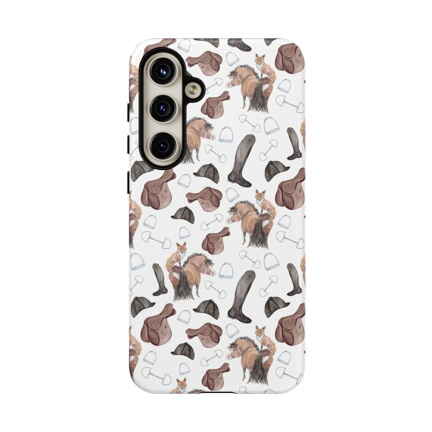 Adorable Little Pony and Fox Print Tough Phone Case