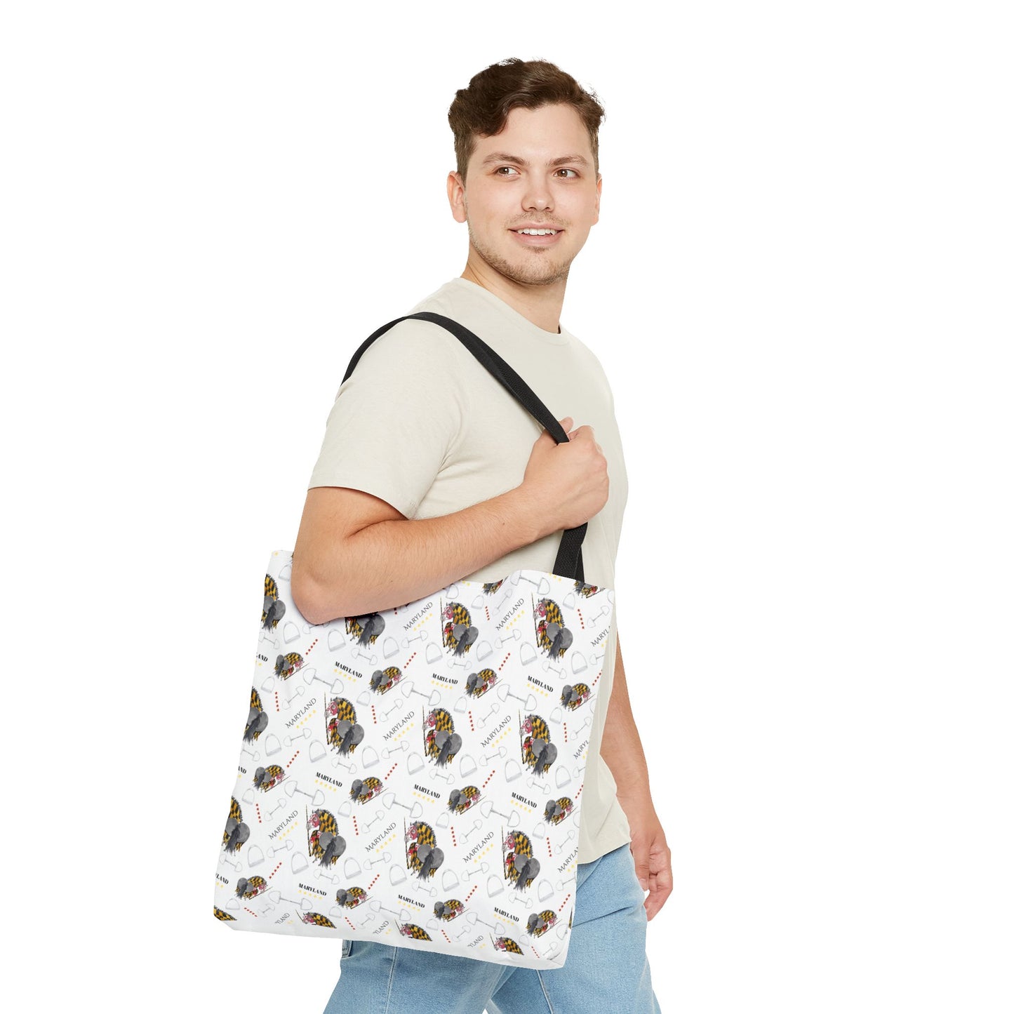 Adorable little Maryland 5 star Tote Bag - Whimsical Equestrian Design