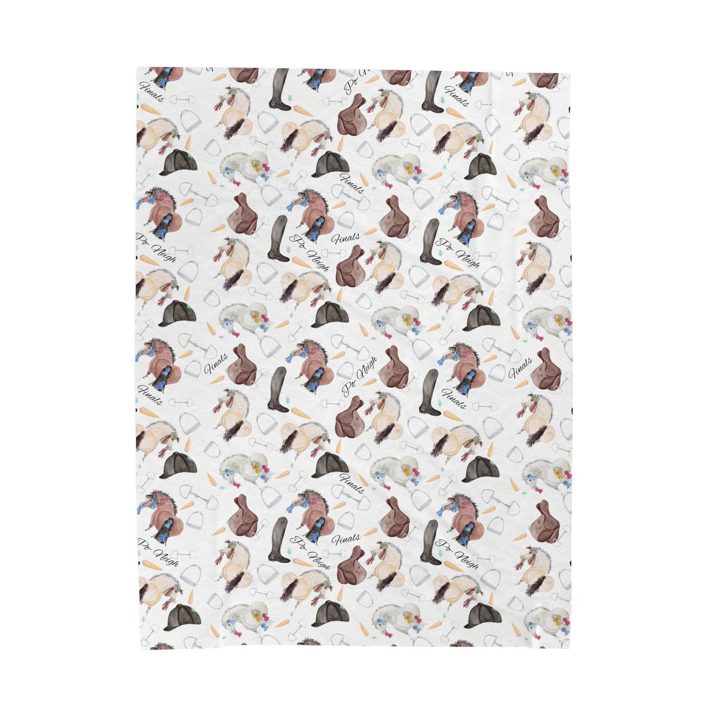 Plush Blanket Adorable po- Neigh Finals