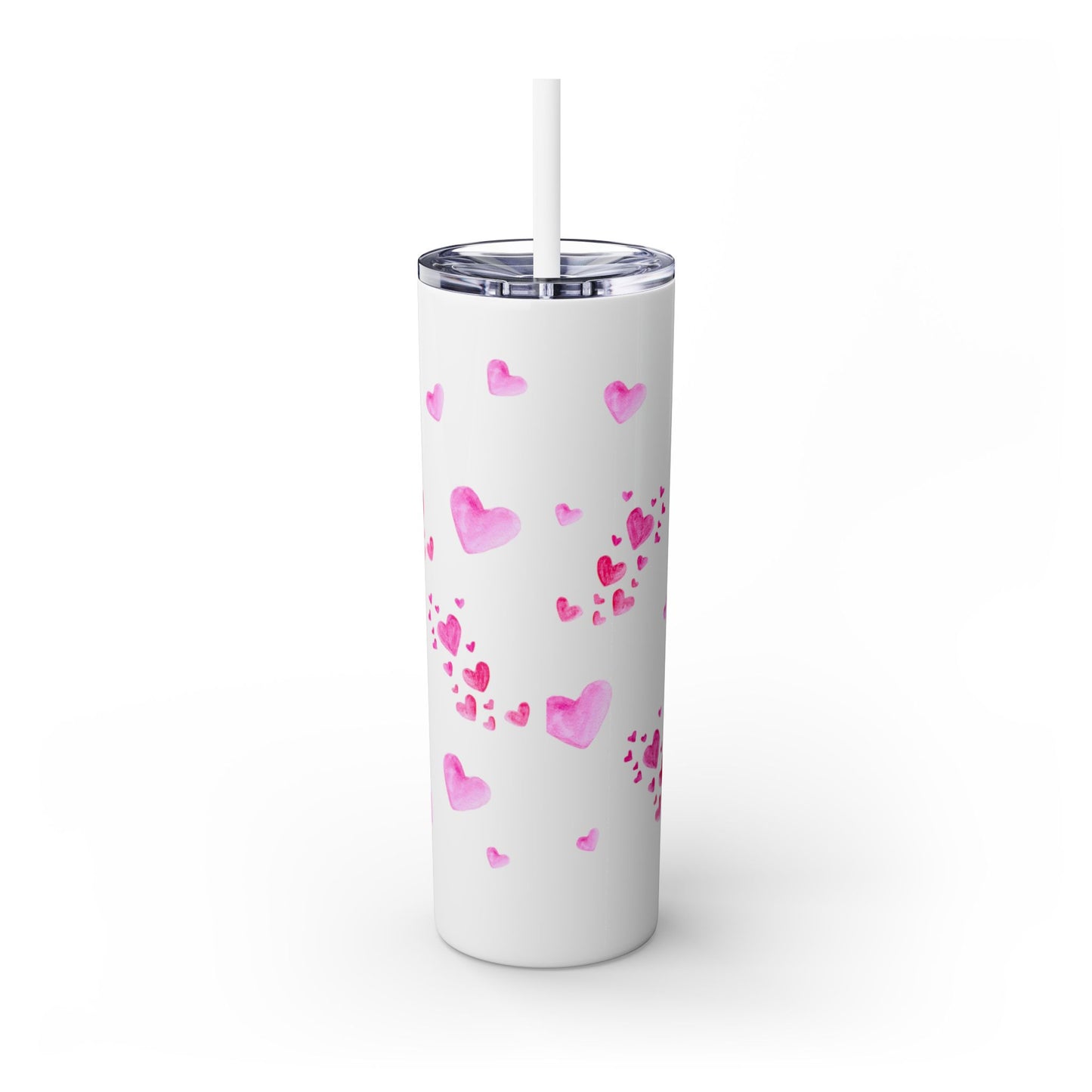 Adorable Casanova Skinny Tumbler with Straw, 20oz