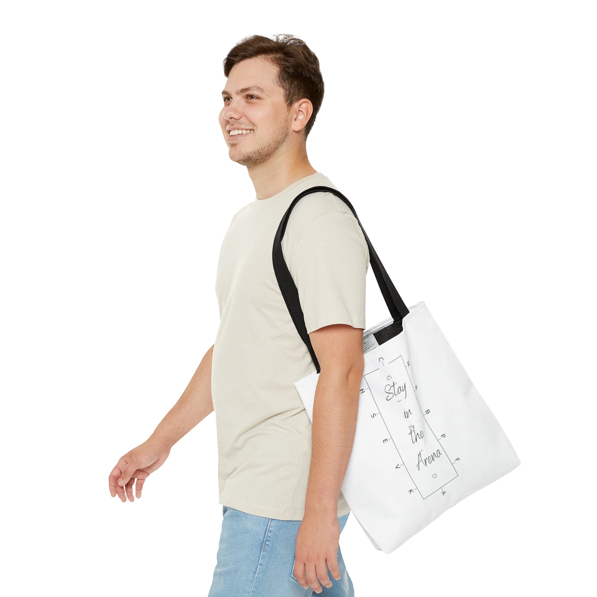 Stay in the Arena Tote Bag (AOP) - SonaEquestrian