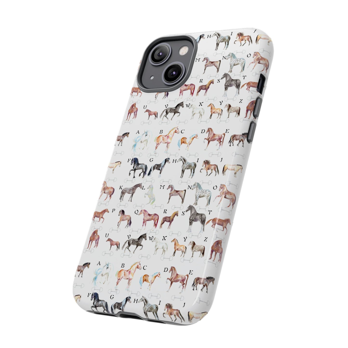 ABC Horse Breeds Tough Phone Case