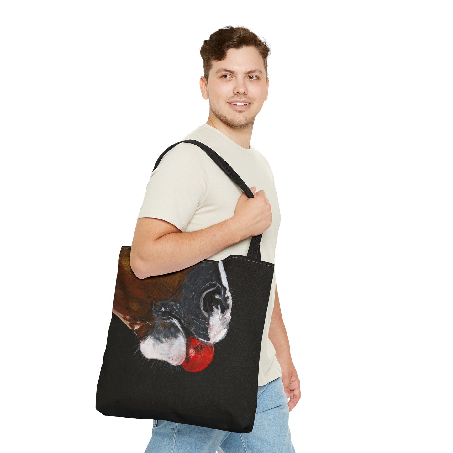Muzzle Blaze with Apple Tote Bag (AOP) - SonaEquestrian