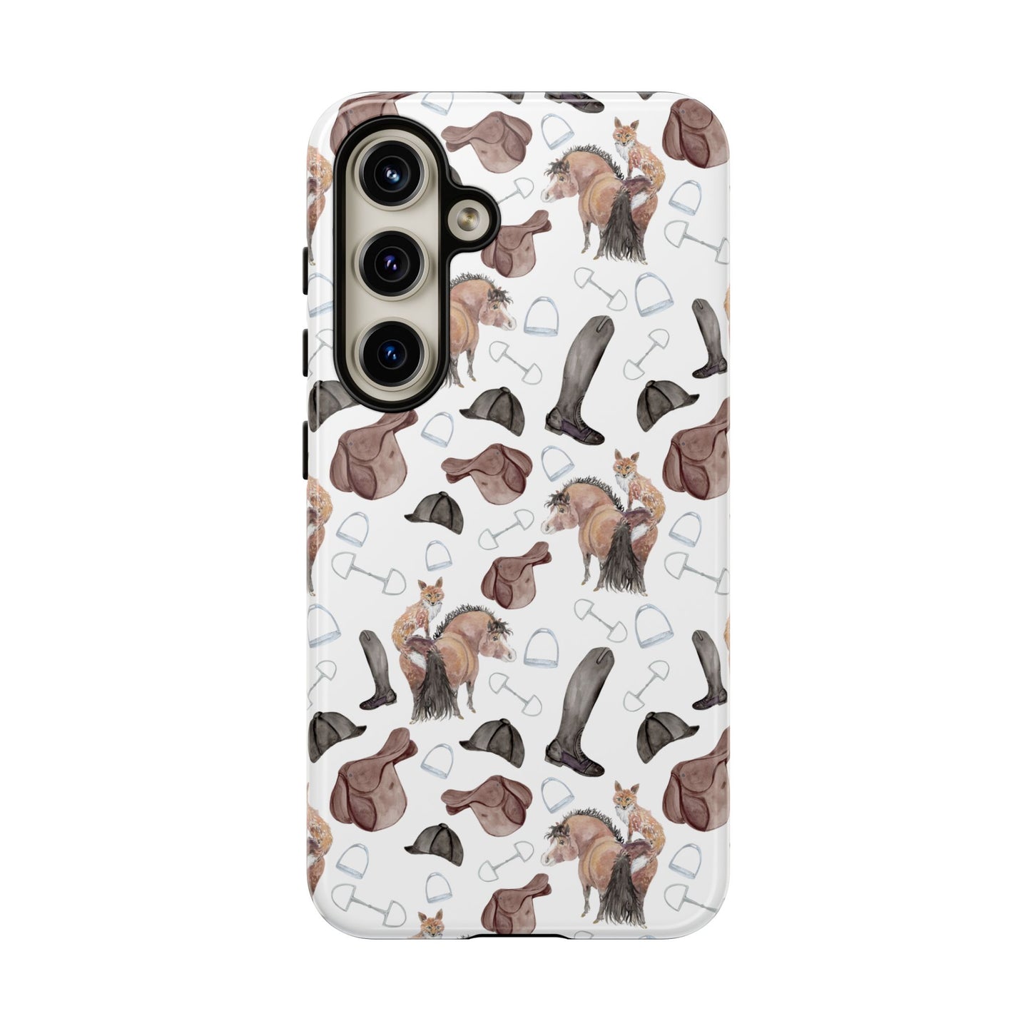 Adorable Little Pony and Fox Print Tough Phone Case