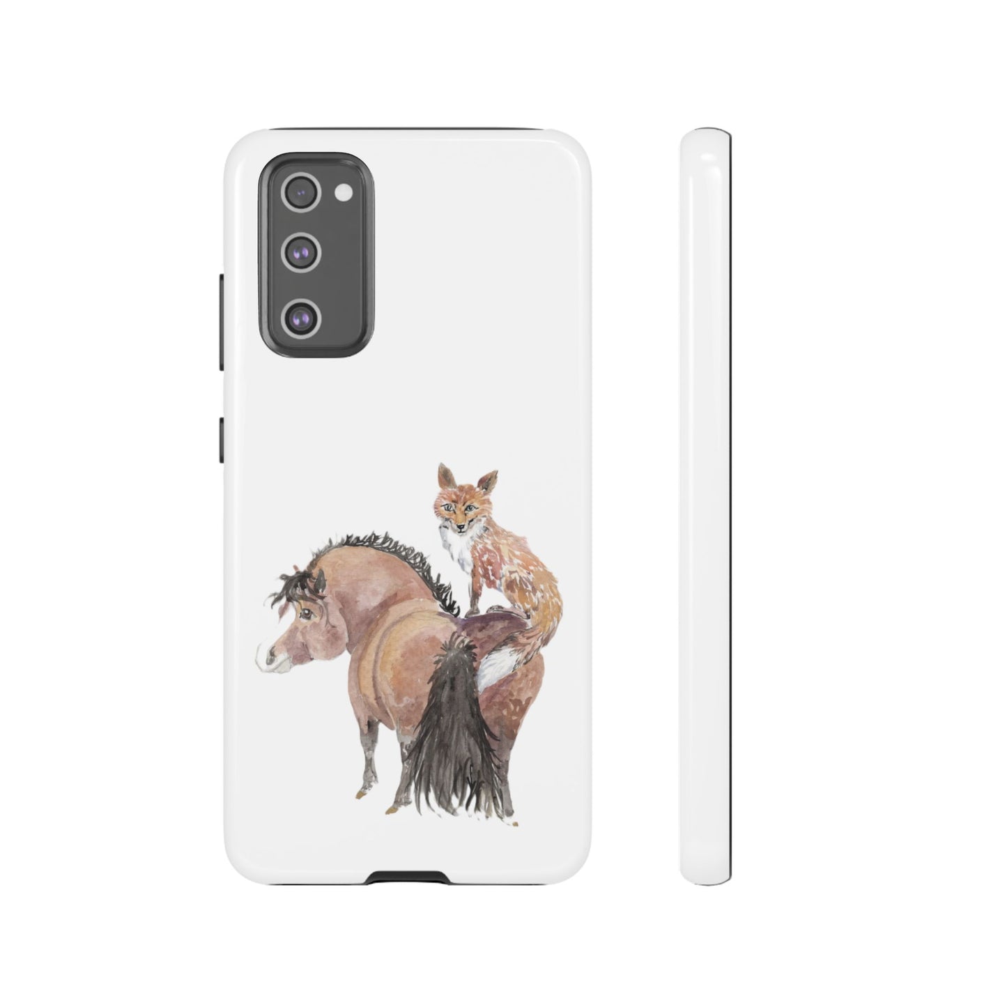 Adorable Little Pony and Fox Friend Tough Phone Case
