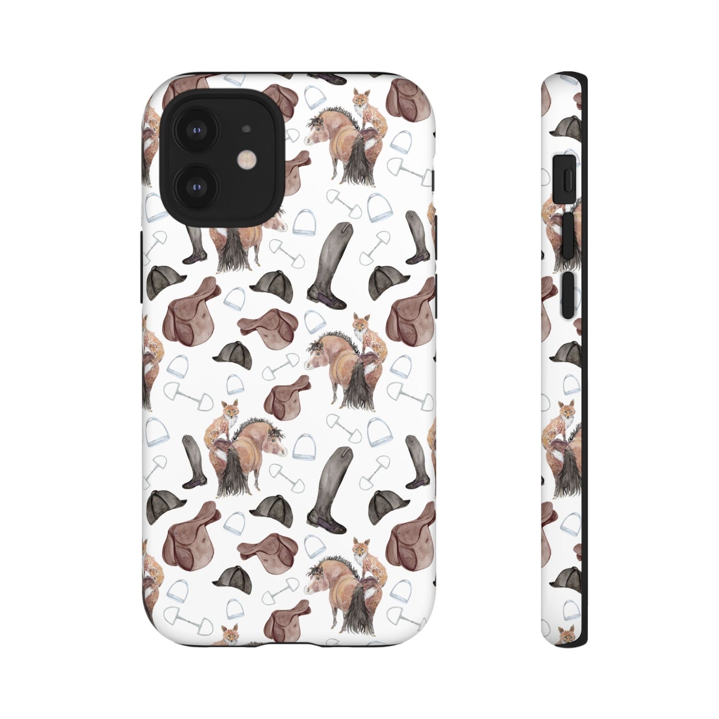 Adorable Little Pony and Fox Print Tough Phone Case