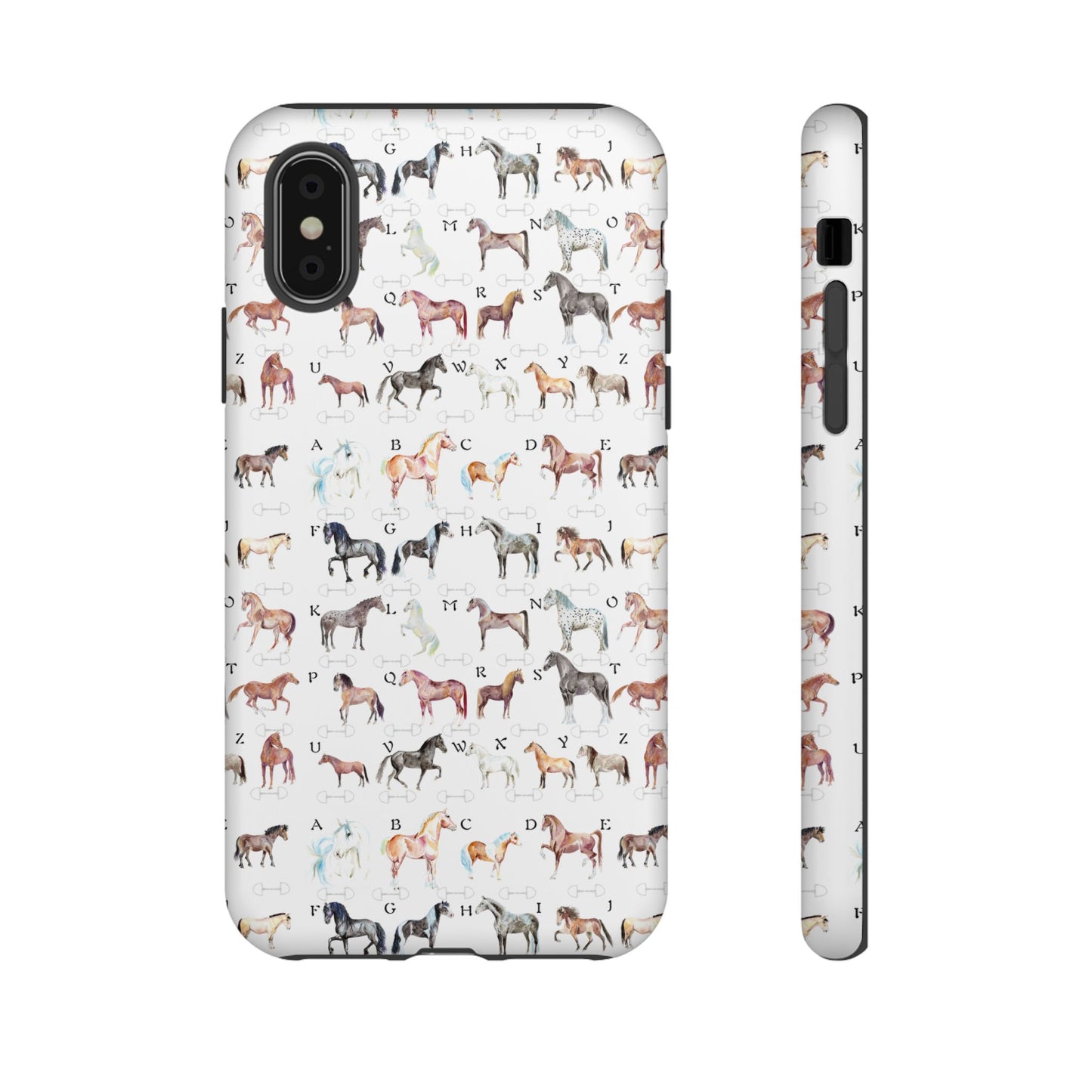 ABC Horse Breeds Tough Phone Case