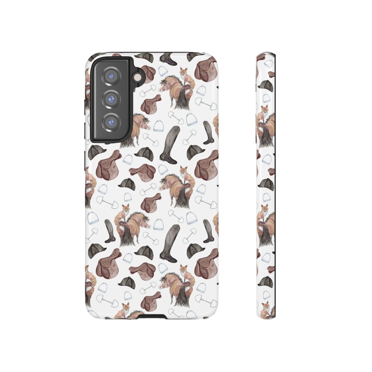 Adorable Little Pony and Fox Print Tough Phone Case