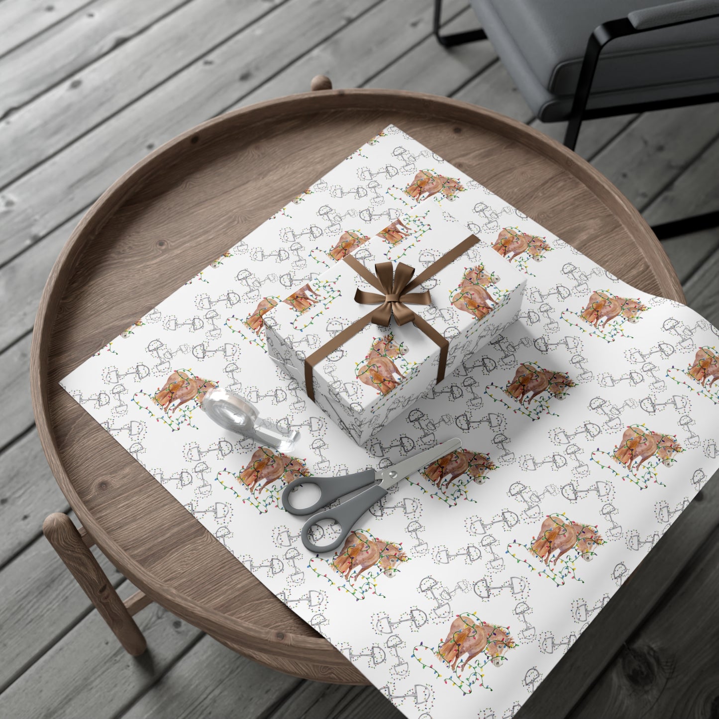 Adorable Holiday Helper Gift Wrap Papers