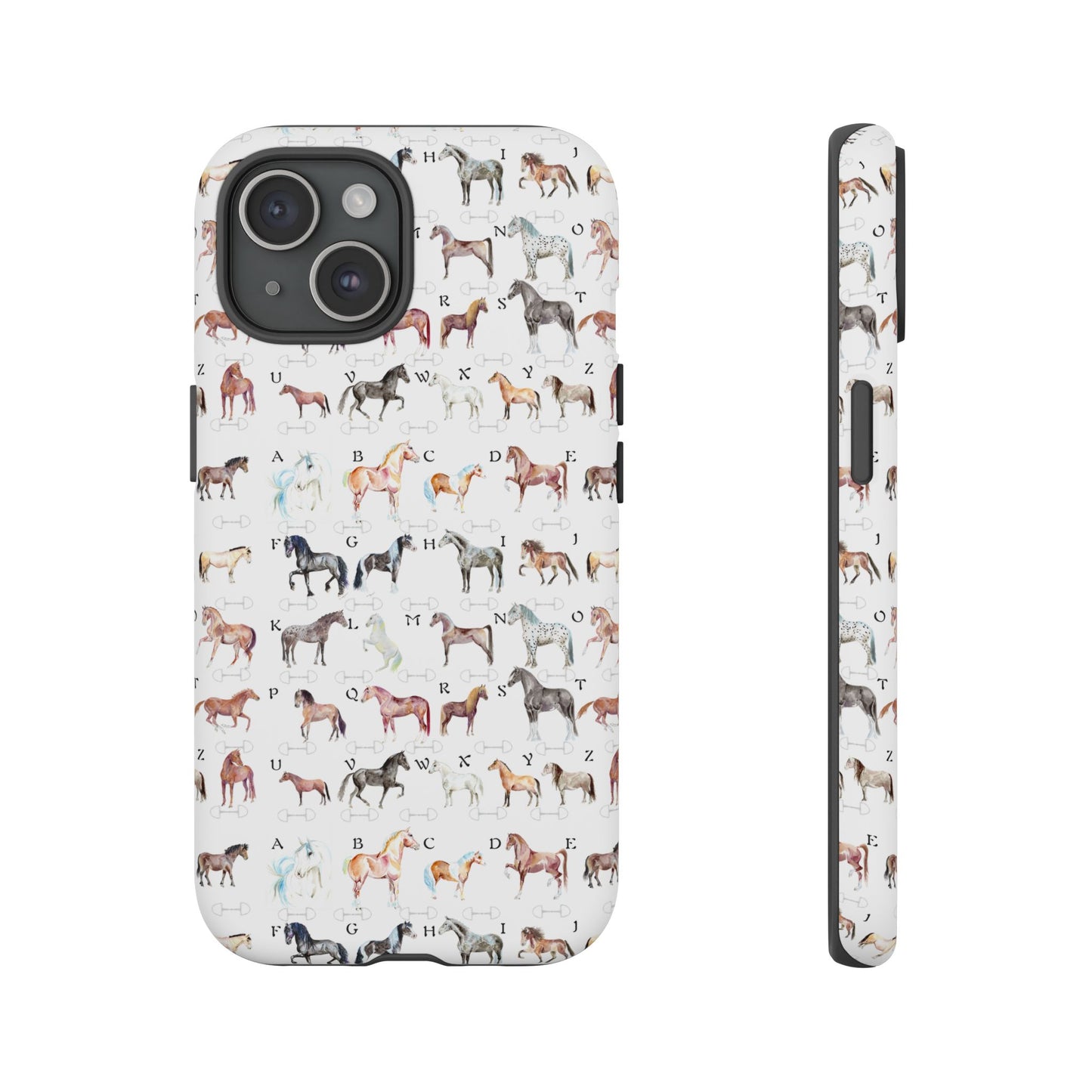 ABC Horse Breeds Tough Phone Case
