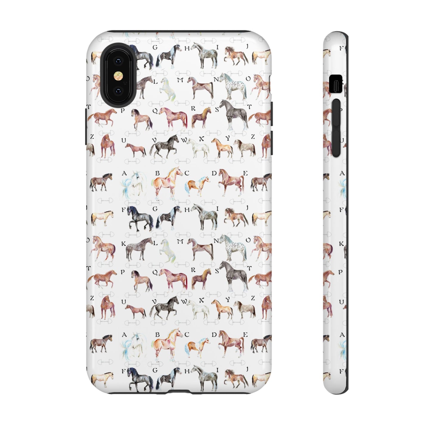 ABC Horse Breeds Tough Phone Case