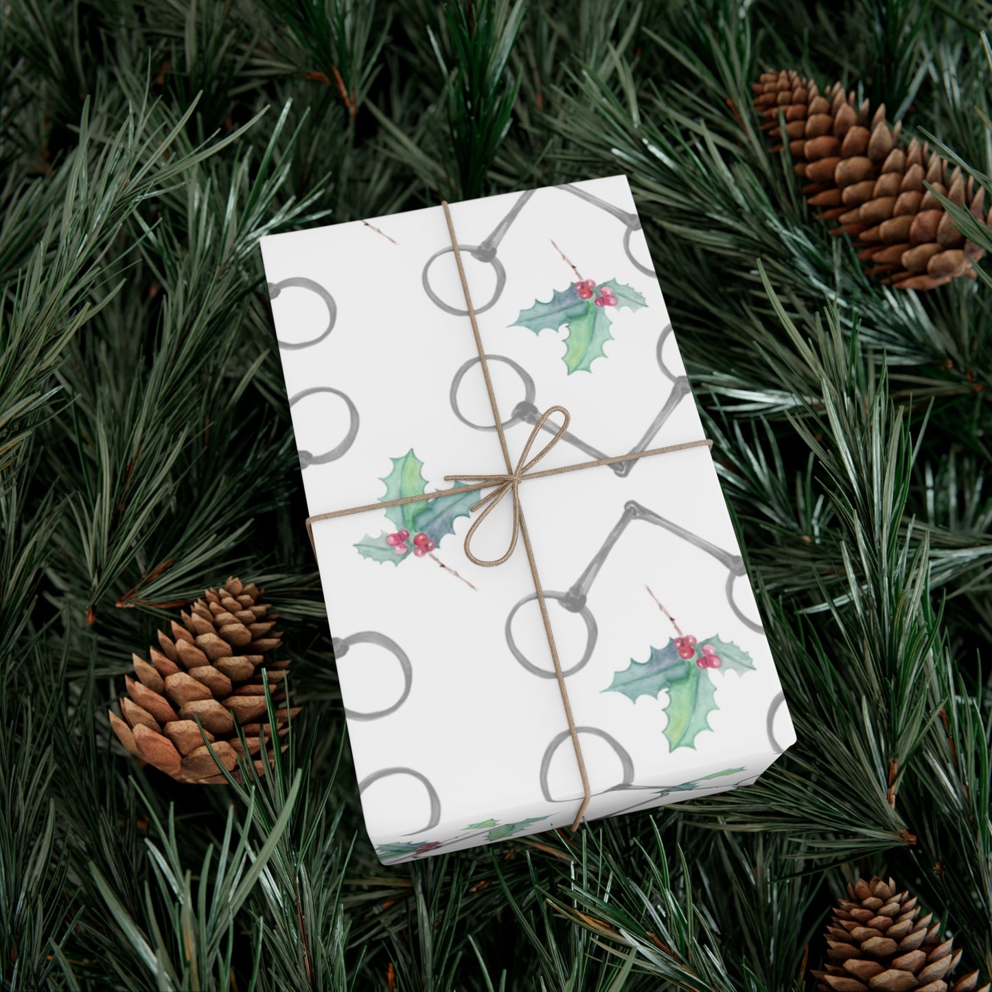 Bits and Holly Gift Wrap Papers