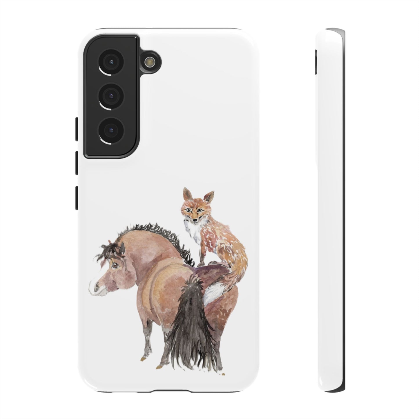 Adorable Little Pony and Fox Friend Tough Phone Case