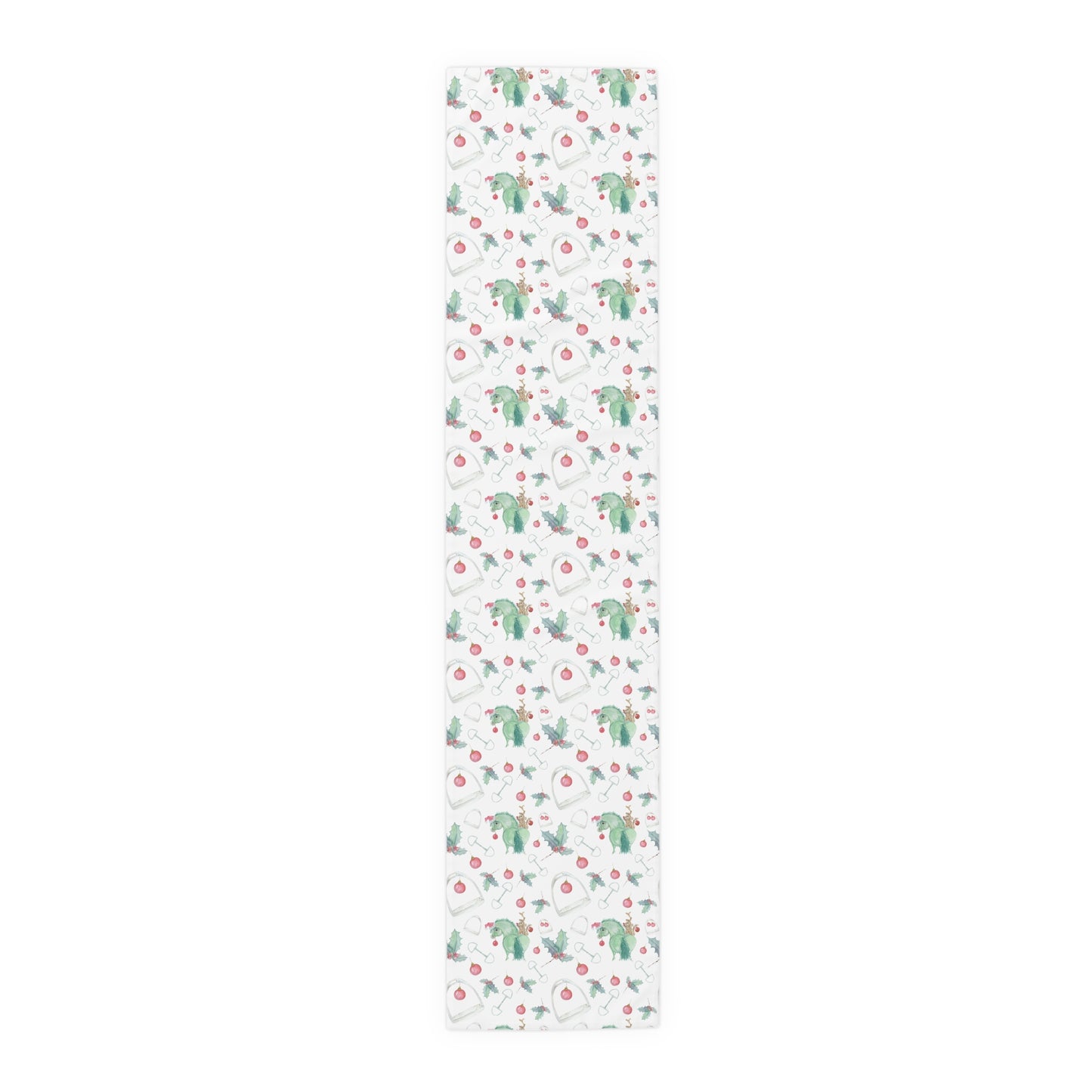 Adorable little Grinchy pony Table Runner (Cotton)